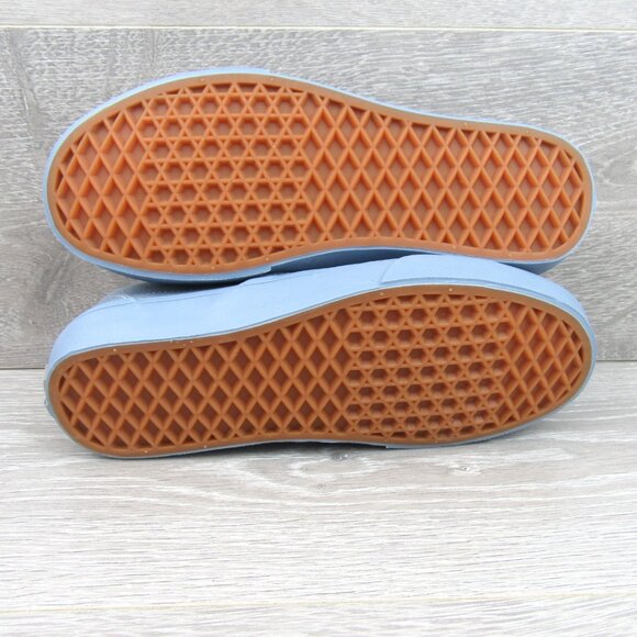 Vans Classic Slip On Pastel Mono Blue Shoes Womens Size 7.5 NEW - Picture 11 of 13